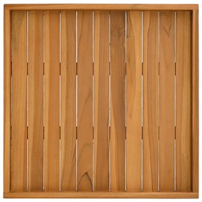 Bandeja de servir 60 x 60 cm madeira de teca maciça