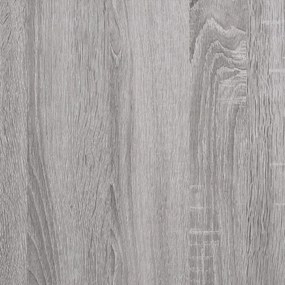 Estante c/ 6 prateleiras derivados de madeira cinzento sonoma