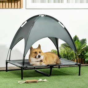 PawHut Cama elevada para animais de estimação Portátil com tecido resp