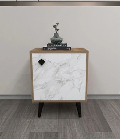 Mesa de Cabeceira Hastikoz – Pedra Hitit – 45x65x35 cm