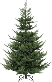 HOMCOM Árvore de Natal, Abeto artificial, aspeto realista, montagem rápida, plástico, verde, 140 x 140 x 210cm | Aosom Portugal