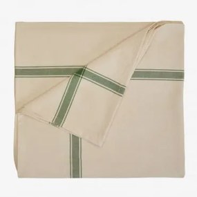 Toalha De Mesa De 170x250 Cm Em Algodão Neviveta Verde Couve - Sklum