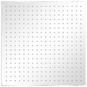 Cabeça de chuveiro quadrada em aço inoxidável 50x50 cm