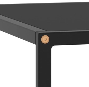 Mesa de centro 80x80x35 cm vidro preto