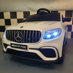 Carro eléctrico Infantil Mercedes AMG GLC 12 V branco
