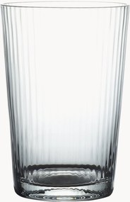 Copos em cristal artesanal Ripple, conjunto de 4