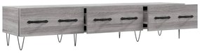 Móvel de TV 150x36x30 cm derivados de madeira cinzento sonoma