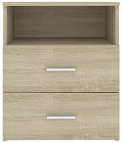 Mesas de cabeceira 2 pcs 50x32x60 cm carvalho sonoma