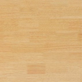 Bancos de bar 2pcs natural madeira de seringueira maciça