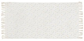 Kave Home - Tapete Alannis de algodão estampado 70 x 140 cm