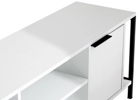 Móvel TV Bond – Branco/Preto – 120 cm x 48 cm x 35 cm