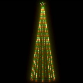 Árvore de Natal em cone 752 luzes LED multicor 160x500cm