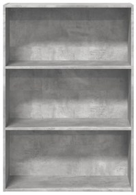 Estante 80x30x114 cm derivados de madeira cinzento cimento