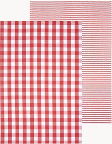Panos de cozinha Eco Gingham, conjunto de 2