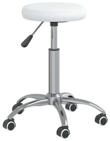 Banco de massagens couro artificial branco