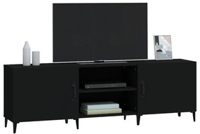 Móvel para TV 150x30x50 cm derivados de madeira preto
