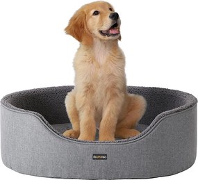 Cama para cães 83 x 63 x 27 cm cinzento