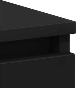 Secretária 90x45x76 cm derivados de madeira preto