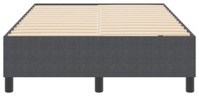 Cama Box Spring vidaXL Cinza Escuro 120x200 cm Tecido Cordinho