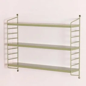 Estante De Parede Modular Emine Verde Cáqui - Sklum