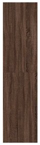 Roupeiro 80x50x200 cm derivados de madeira carvalho castanho