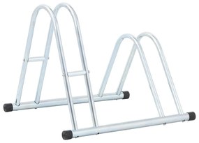 Suporte independente para 2 bicicletas aço galvanizado
