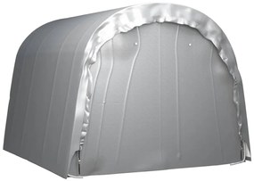 Tenda de armazenamento 300x300 cm aço cinzento