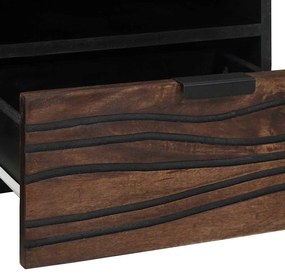 Mesa de Centro 80x54x40 cm em Madeira Nobre de Mangueira