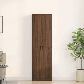 vidaXL Guarda-roupa com prateleira Carvalho castanho 55 x 25 x 189 cm