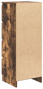 Aparador 37,5x35x99 cm derivados de madeira cor carvalho fumado