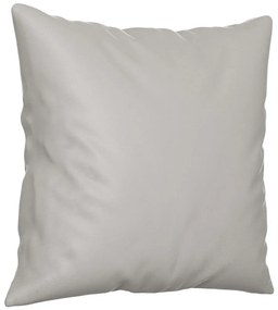 Almofadas decorativas 2 pcs 40x40 cm microfibra cinzento-claro