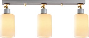 Candeeiro de Teto Balcova – Prateado – Diâmetro 64 cm x Altura 25 cm