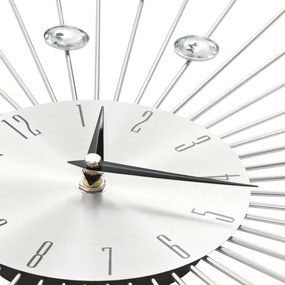Relógio de parede com movimento quartzo design moderno 50 cm