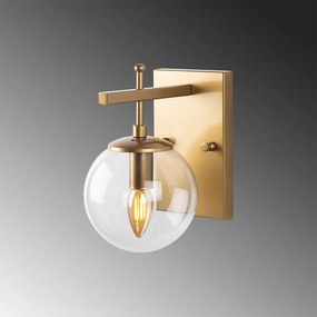 Aplique de Parede Zahar – Dourado – 15 x 20 x 15 cm