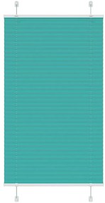 Gasolina verde Plissada Cega 70x100 cm Largura Tecido 69,4 cm