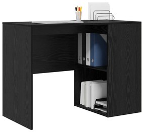 Mesa de Escrita Carvalho Preto Madeira Derivada Compacta