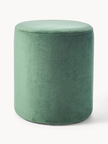 Velvet Upholstered Stool Daisy