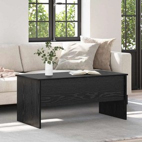 vidaXL Mesa de centro Carvalho preto 102 x 50,5 x 46,5 cm