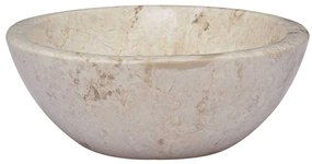 Lavatório 53x40x15 mármore cor creme