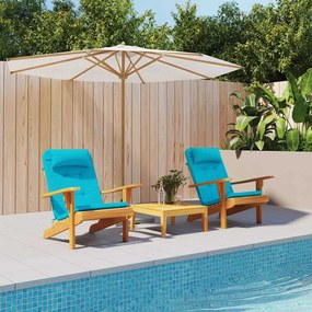 vidaXL Almofada Turquesa 2 pcs Turquesa 58 cm x 77 cm Poliéster