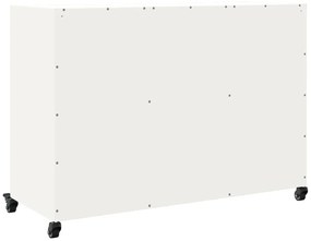 Aparador 100,5x39x72 cm aço branco