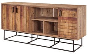 Console Quantum – Atlantic Pine Black – 180x80x40 cm