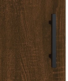 Mesa cabeceira 2pcs 40x40x50cm deriv. madeira carvalho castanho