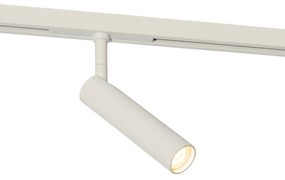 Foco moderno branco para sistema de trilho monofásico - Slimline Uzzy