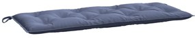 Almofadões banco jardim 2 pcs 120x50x7cm oxford azul-marinho