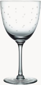 Copos de vinho em cristal artesanal Stars, conjunto de 2