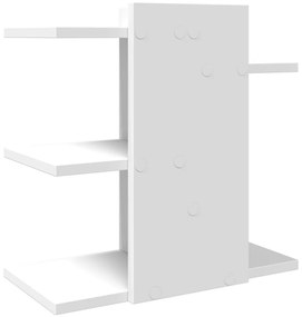 Organizador de secretária 42x21,5x42cm derivados madeira branco