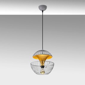Candeeiro de Teto Telmander – Cinzento – 30 x 30 x 45-135 cm