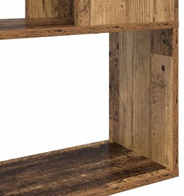 Estante Madeira antiga Madeira de engenharia 80 x 24 x 124 cm
