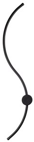 Candeeiro de Parede Uyan – Preto – 90x17x10 cm
